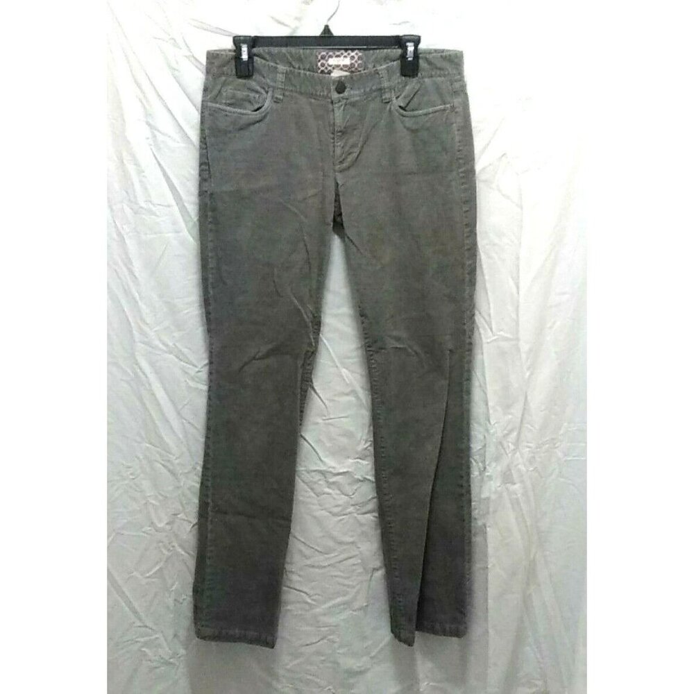J.Crew Factory Outlet Gray Corduroy Matchstick Jeans 30R Womens *flaw*
